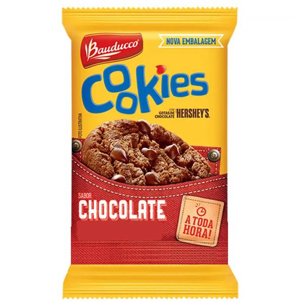 Cookies BAUDUCCO Com Gotas de Chocolate Maxi Chocolate 40g