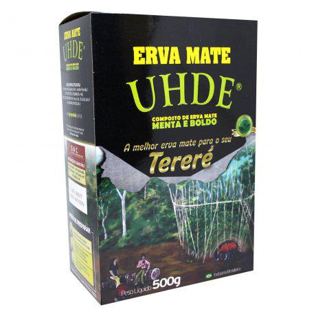 Erva Mate Terere Uhde 500g Cx Menta/Boldo