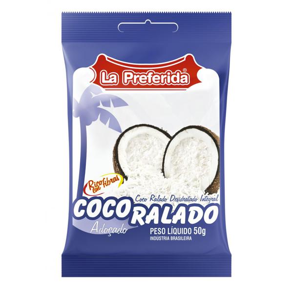 Coco Ralado LA PREFERIDA Pacote 50g