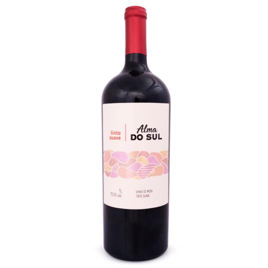 Vinho ALMA DO SUL Tinto Suave de Mesa 1L
