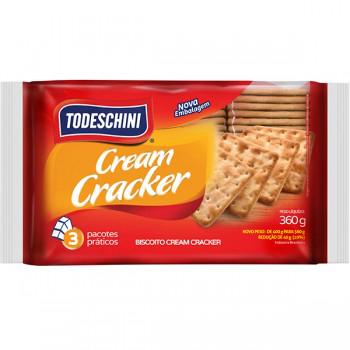 Biscoito Cream Cracker Todeschini 360g