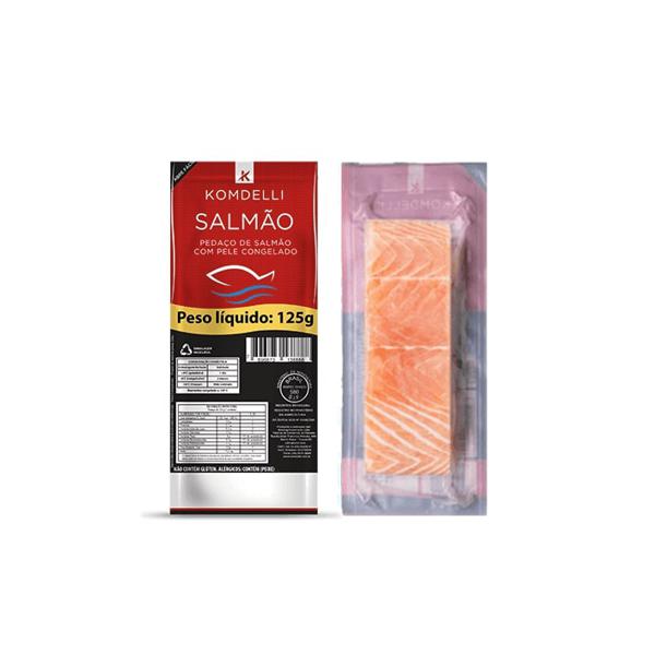 Pedaços de FIlé de Salmão Komdelli 125g