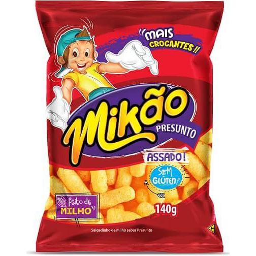 Salgadinho Mikao 140g Milho Presunto