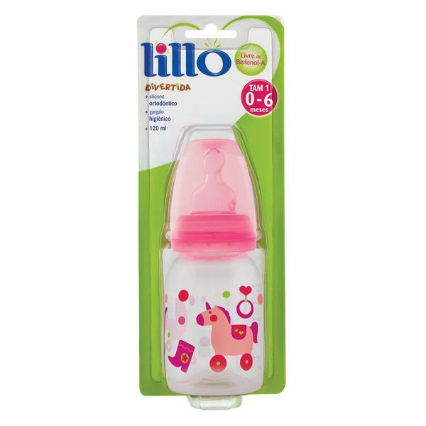 Mamadeira LILLO Divertida Silicone 120ml R:614031