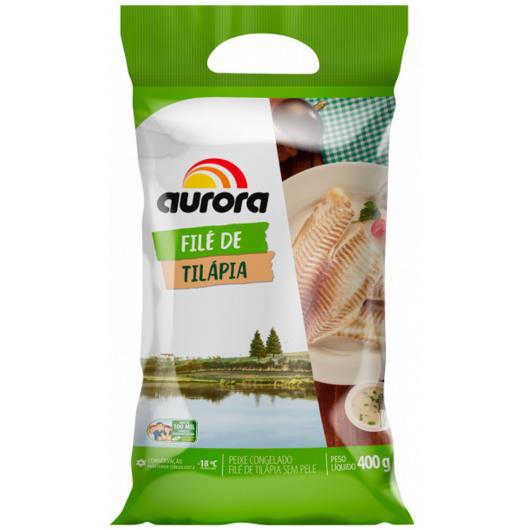 Filé Tilápia Congelado Aurora Pacote 400g