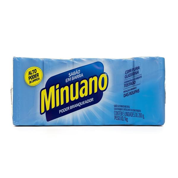 Sabão em Barra MINUANO Azul 1Kg