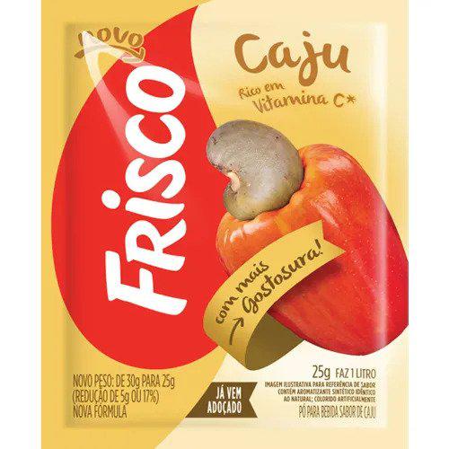 Refresco em Pó FRISCO Caju 25g