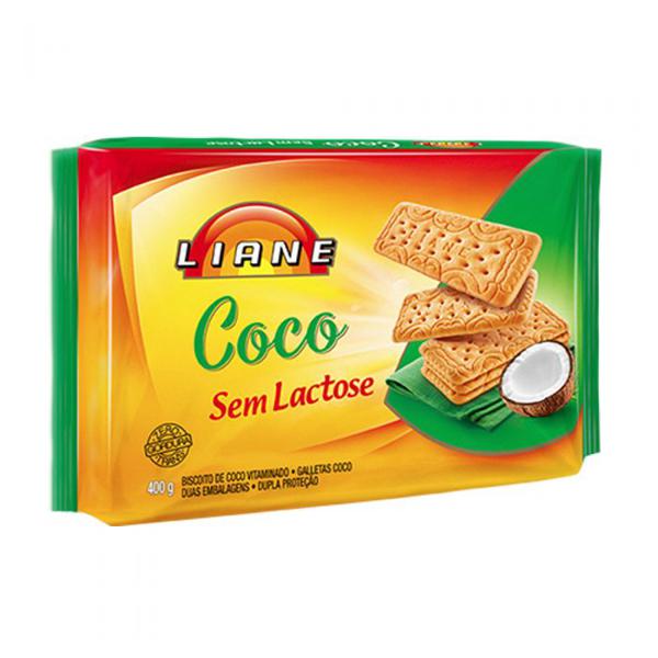 Biscoito LIANE Coco Sem Lactose 400g