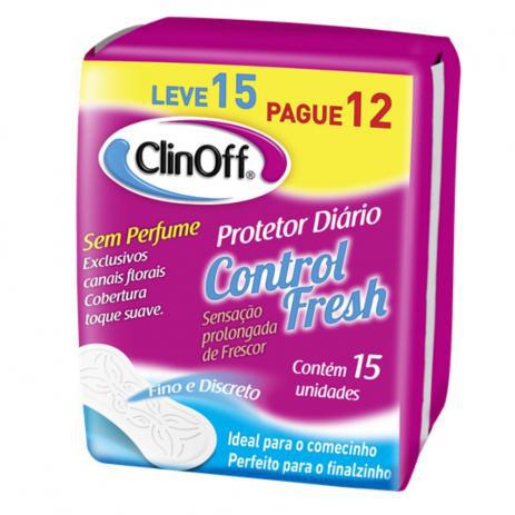 Protetor Diário CLINOFF Control Fresh Leve 15 Pague 12